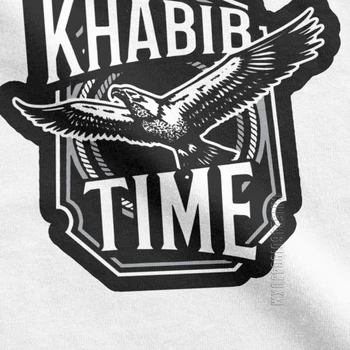 Khabib Čas Orel Vintage T-Majice Za Moške Khabib Nurmagomedov Odraslih Vrhovi Ideja Za Darilo Tees Bombaž Posadke Vratu T-Shirt 10150