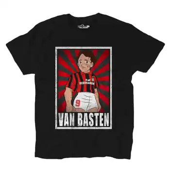 Nogomet T-shirt Majica Letnik Van Basten Milan Legenda Humoreska Holly in Benji Grunge S 104973