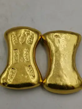 Lepe medenina imitacije zlata ingot (deset zlato) dekorativne okraske 114870