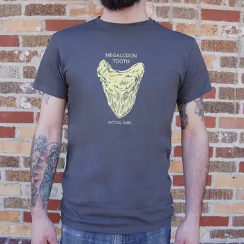 Modno Oblikovanje Megalodon Zob T-Shirt (Moški) Ulične 121691