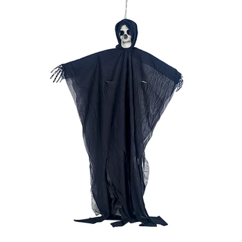 Lobanja Halloween Visi Duha (Hiša strahov), ki Visi Grim Reaper Grozo Rekviziti Domov Vrata Bar Klub Halloween Okraski 80*50 cm 126538