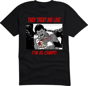 Moda 2019 Vrh Tee Mens El Chapo Tiskanje T Shirt Majica 1303