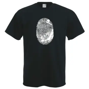 Poletje Moda Vroče Fingerabdruck CSI Tatort Miami, New York, La Detektive DNK Polizei T-Shirt Tee majica 130860