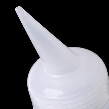 120ml/260ml Salon Aplikator Merjenje Plastično Steklenico, Hair Styling Frizer Orodje Aplikator Steklenice 1355