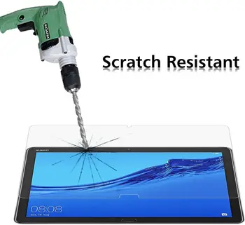 Za Huawei MediaPad M5 Lite 10.1 Palčni - 9H Tablet Screen Protector Zaščitno folijo Anti Fingerprint Kaljeno Steklo 138092