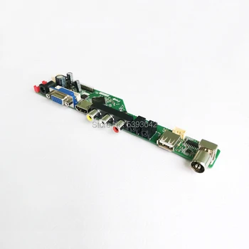 VGA+USB 60Hz Za LTN156AT14/LTN156AT15/LTN156AT17/LTN156AT19 zaslona 1366*768 nadzor pogon kartica DIY komplet LVDS 40 Pin plošča 139192