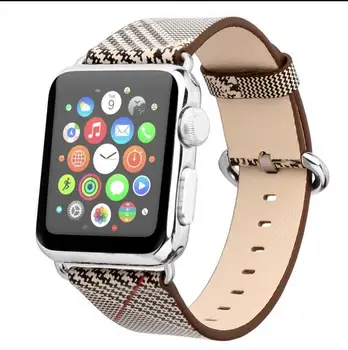 Najnovejši modni Trak za Apple ura pas usnjeni Serije 6 5 Zapestnica 42 38 mm Za iwatch serije 5 4 3 2 1 pašček 40 44 mm 158258