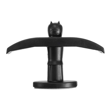 Bat Design Črnega Silikona Slušalke Močno Lepljivosti Stojalo Držalo Kavelj Pod Mizo Lepljenje Dvojno Slušalke Obešalnik Gori 1656