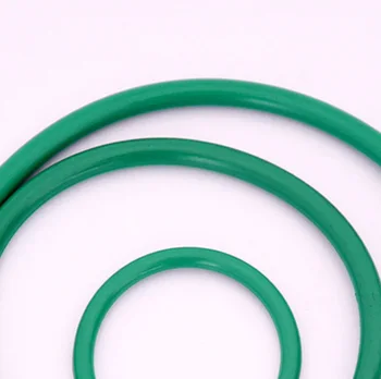 4pcs 2,4 mm premer žice zelena fluor kavčuk O-tesnilo obroči nepremočljiva izolacija gumico 115mm-135 mm, zunanji premer 1681