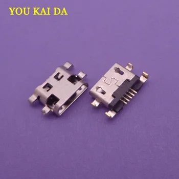 100 kozarcev mikro mini USB Polnjenje prek kabla USB Vrata Dock plug jack vtičnica Priključek 5pin rezervnih Delov Za Huawei Y3-2 Y3-II Y3 2 3G 4G 1691