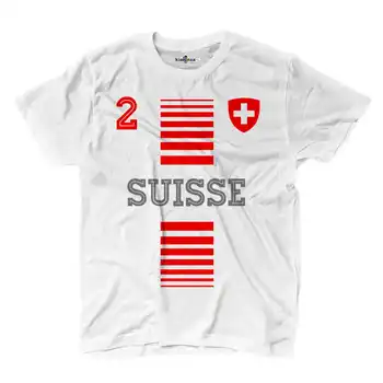 Nacionalni Šport T-shirt Človek Švica 2 Športnih Nogometni Evropi Zastavo 2A S 1925