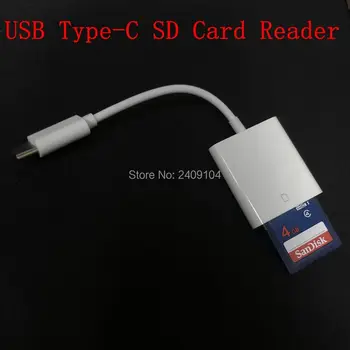 SZAICHGSI USB 3.1 Vrste C, USB-C, da SD SDXC Card Reader Adapter za Macbook Mobilni Telefon Samsung Huawei Xiaomi debelo 100 kozarcev/veliko 20538