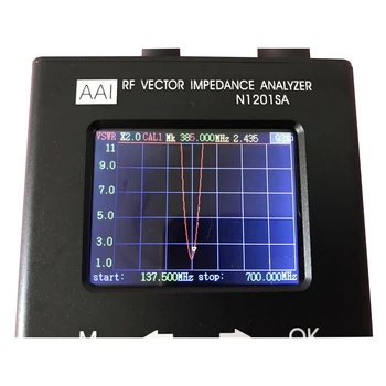 Antena Analyzer 137.5 M-2.7 G 35MHz-2.7 GHz N1201SA+ UV RF Vektorski Impedanca ANT SWR Odpornost Reactance Standing Wave S11