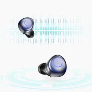 MUINE Brezžične Slušalke Bluetooth, 3D Stereo Zvok Res, Slušalke z Mikrofonom, IPX7 Nepremočljiva, Hitro Polnjenje Primeru 2455