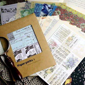 Vintage Design Paketi Papirja za Scrapbooking DIY Projektov/Foto Album/Kartico, zaradi Česar Obrti 24842