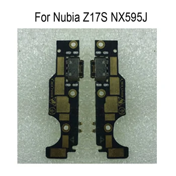 Original Za Nubia Z17S z17s NX595J USB Dock Polnjenje Port, Mic Mikrofon Motor Vibratorja Modul Odbor Nadomestni Deli Z17S 2861