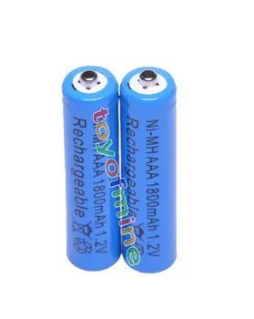 2x AAA 1800mAh 3A 1,2 V Ni-MH Modra Baterija za ponovno Polnjenje Celic za MP3 RC Igrače 3068