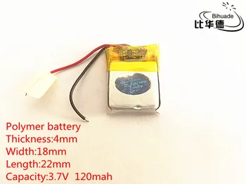 10pcs/veliko 3,7 V 120mAh 401822 Litij-Polymer Li-Po baterija li ionska Baterija za Polnjenje celic Za Mp3, MP4 MP5 3622