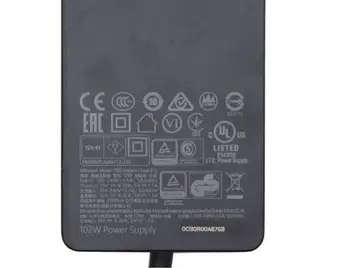 1 Lot / 5 KOS Original Za Microsoft Surface 1798 Knjiga 2 Adapter za Polnilnik 15V 6.33 A 102W 5V 1.5 3687
