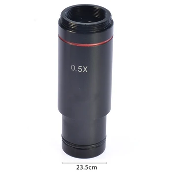 0.5 X C Mount Mikroskop Adapter za 23,2 mm Elektronski Okular Zmanjšanje Objektiv 0.5 X Mikroskopom Rele Objektiv za Mikroskop CCD Kamera 4695