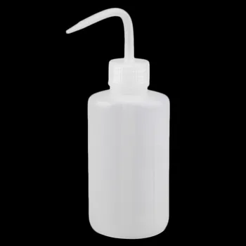 1pc Plastičnih 250ml Tatoo Pranje Non-Spray Lab Stisnite Stekleničko Z Merjenjem 7096