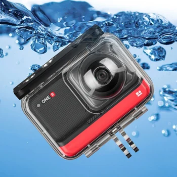 TELESIN 45M Podvodno Ohišje Primeru Nepremočljiva Zaščite Kritje za Insta360 ENEGA R 360 Edition Kamere Primeru Dodatki 83928