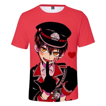2020 Poletje Wc-zavezuje Hanako-kun 3D Print majica s kratkimi rokavi Moški Ženske Hip Hop Smešno Vrhovi T-shirt Priložnostne Oblačila Harajuku 85266
