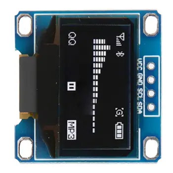Napetost detektor 0.96 v OLED Zaslon Modul 128x64 I2C IIC Komunikacije Zaslon napetost meter 9363