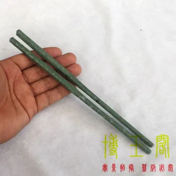 Kitajska ročno jade carving Naravnih Jade palčke 9873