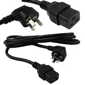 Austrilian Standard Nova Zelandija Black 1,8 M C19 na AU prenos razširitev napajalni kabel AU IEC320 PDU ohišje strežnik kabel