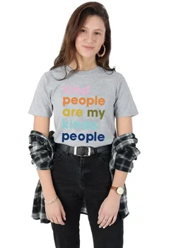 VIP HJN Prijazni Ljudje So Moj Nekako Ljudje Pravijo, Črke Natisni Ženske Majice Plus Velikost Tumblr Grafični Tees