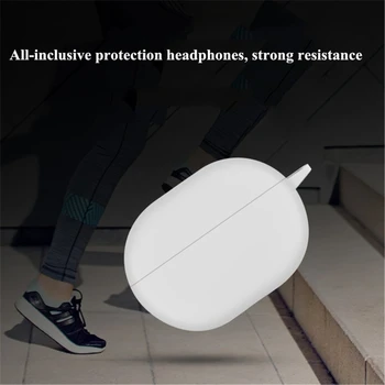 Silikonski Primeru Slušalke Primeru Brezžične Bluetooth Slušalke Kritje Shockproof Vrečko Za Hua-wei Freebuds Pro