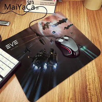 MaiYaCa EVE Online vesoljsko ladjo, Anti-Slip Trajne Gume mat miško Novo Majhno Velikost Zaklenjena Rob PC namizni Računalnik Gaming Mouse Pad
