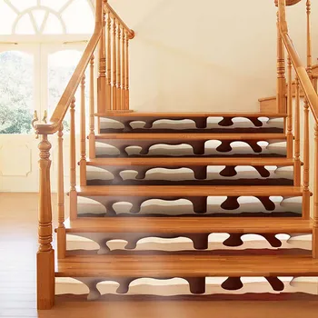 #38 Stenske Nalepke Klasične Stopnice Nalepke, 3D Simulacija Nalepke Nepremočljiva DIY Doma Dekoracijo Za Prostora Shranjevanje Posebne Nalepke