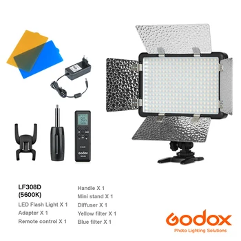 Godox LF308D LF308Bi Bi-Color 5600K LED Bliskavica, Pametni APP 2.4 G Brezžični Nadzor za Poročno Fotografiranje Snemanje Videa