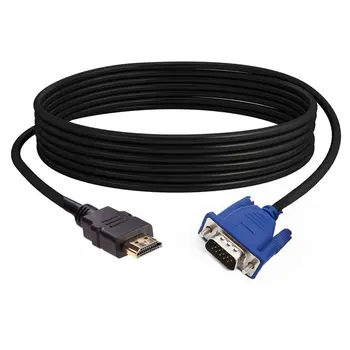 1/1.8/3/5M HDMI in združljiv Kabel HDMI-združljiv Z VGA HD Z Avdio Kabel HDMI-združljiv Z VGA Kabel dropshipping