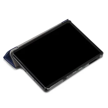 Za Samsung Galaxy Tab 10,5 2018 SM-T590 SM-T595 T590 T595 Tablični Primeru Custer Garin Tri-Krat Smart Cover s samodejnim spanja zbudi