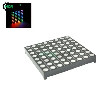 5 mm LED Dirmeter Barvno šahovnica z 8 × 8 Mini Dot Matrix LED Zaslon Rdeča Zelena Bule RGB in Skupno Anodo Digitalni Cev Zaslon DIY
